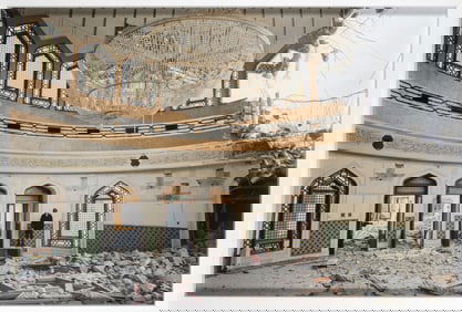 Tarek Al Ghoussein, Destroyed Mosque (Image from the K files series), circa 2013