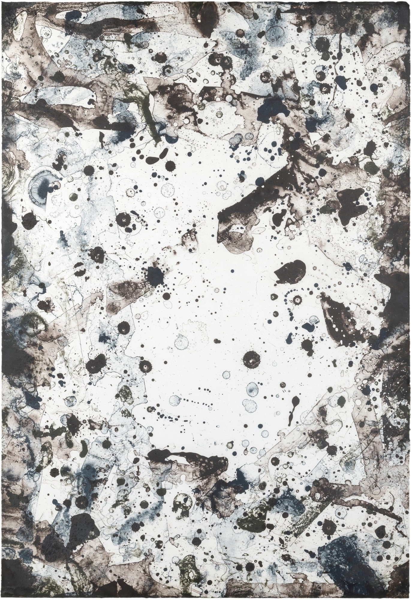 Sam Francis (1923-1994): METAL II (LEMBARK L126)Color lithograph, 1971, on Rives BFK paper, signed and numbered 16/23 verso, in pencil, from the Vegetable Series, printed and published by The Litho Shop, Inc., Santa Monica, a