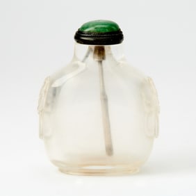 A Chinese Rock Crystal Snuff Bottle Qing Dynasty