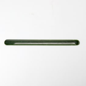A Chinese Spinach Jade Hu Tablet 20th century