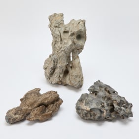 Three Scholar's Rocks Qing Dynasty