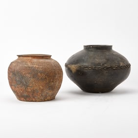 Two Chinese Neolithic Earthenware Jars