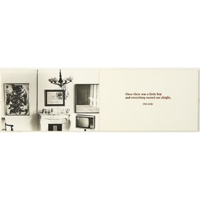 Louise Lawler, Once there was a little boy and everything turned out alright. The end, 1986