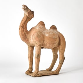 Tang Pottery Figure of a Bactrian Camel