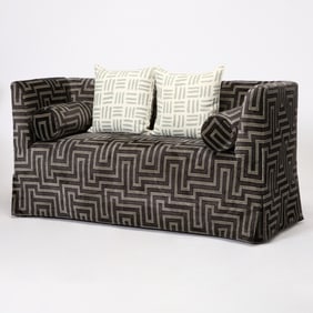 Modern Upholstered Loveseat