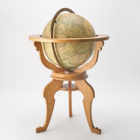 French Globe by Girard et Barrère