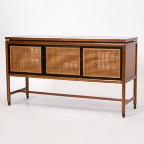 Michael Taylor for Baker Furniture Co. Beech Wood Console