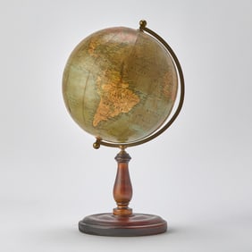 Philip's British Empire Terrestrial Globe on Wood Stand