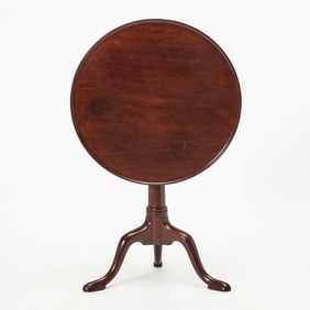 George II Mahogany Tilt-Top Tripod Table