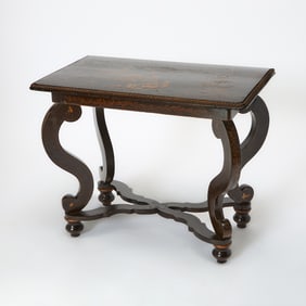 Dutch Baroque Japanned Lacquer Side Table