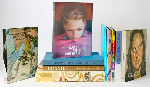 A group of ten oversized art monographs, one signed