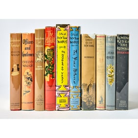 A group of literature in dust jackets