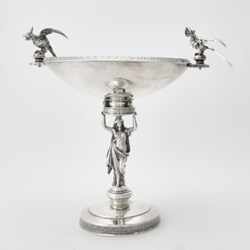 Gorham Sterling Silver Figural Compote