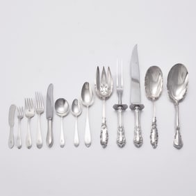Dominick & Haff Sterling Silver Flatware Service