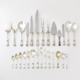 Gorham Sterling Silver "Buckingham" Pattern Flatware Service