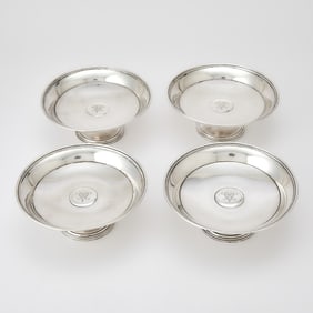 Four Tiffany & Co. Sterling Silver Tazzas