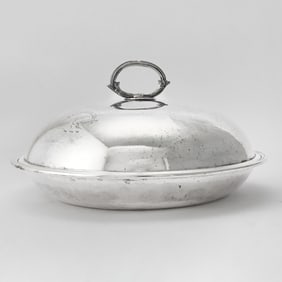 Horse Racing Interest: George III Sterling Silver Covered Dish