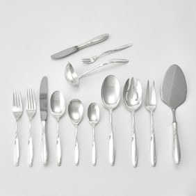 Gorham Sterling Silver ?Willow? Pattern Flatware Service