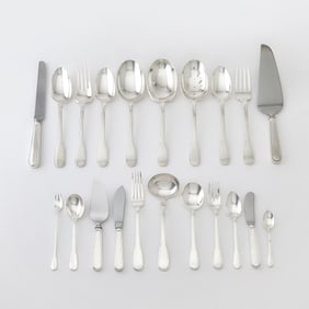 Tiffany & Co. Sterling Silver 'Hamilton' Pattern Flatware Service