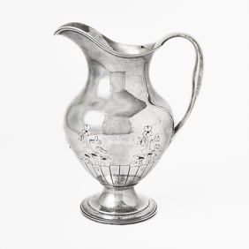 Arthur Stone Sterling Silver Water Pitcher