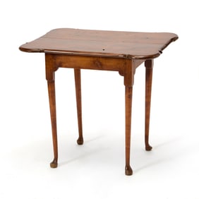 Queen Anne Maple and Pine Porringer-top Tea Table