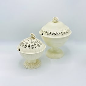 Two English Creamware Tureens