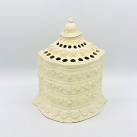 English Creamware Bough Pot