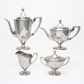 Tiffany & Co. Sterling Silver Four Piece Tea and Coffee Service