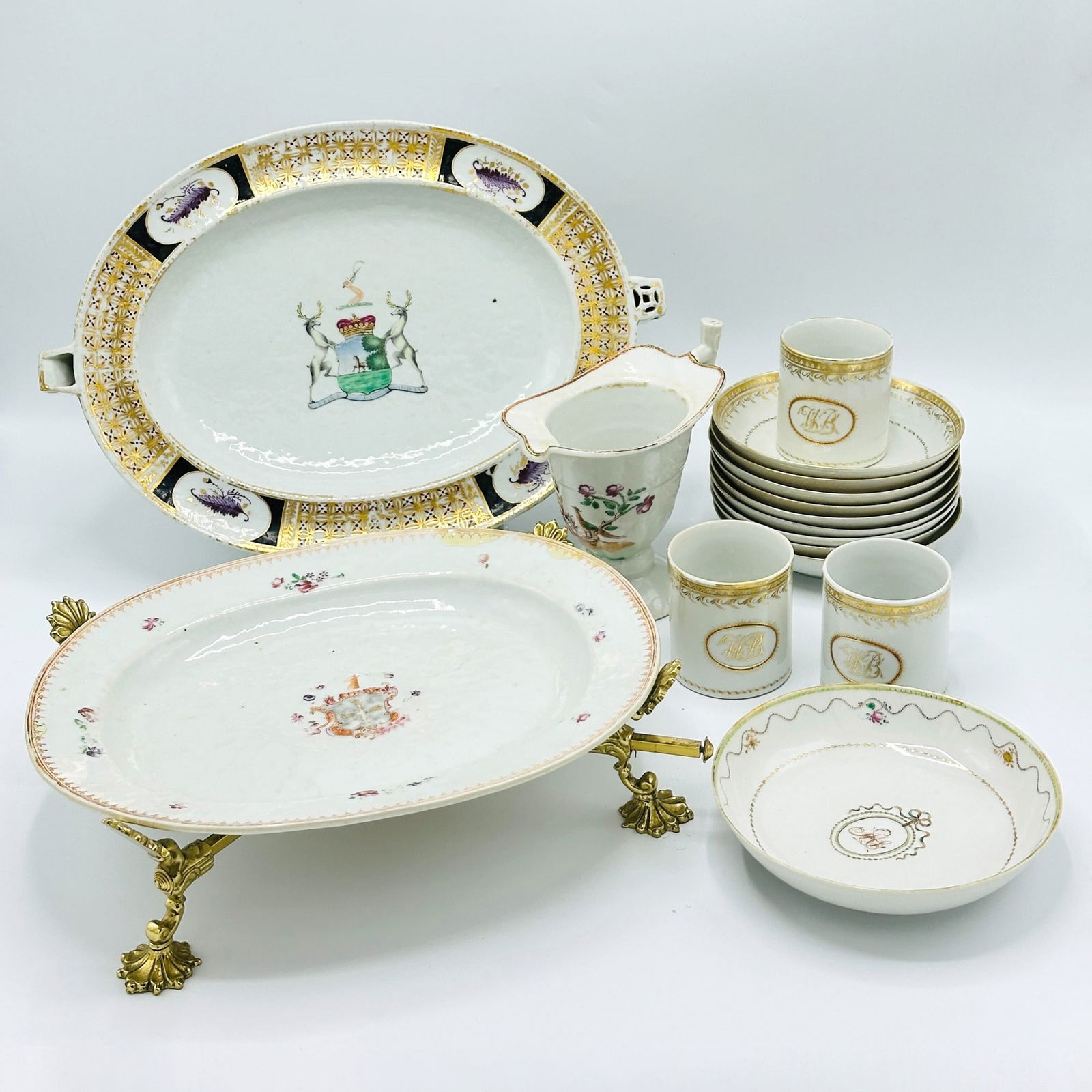 Group of Chinese Export Porcelain Table Articles (1 of 10)