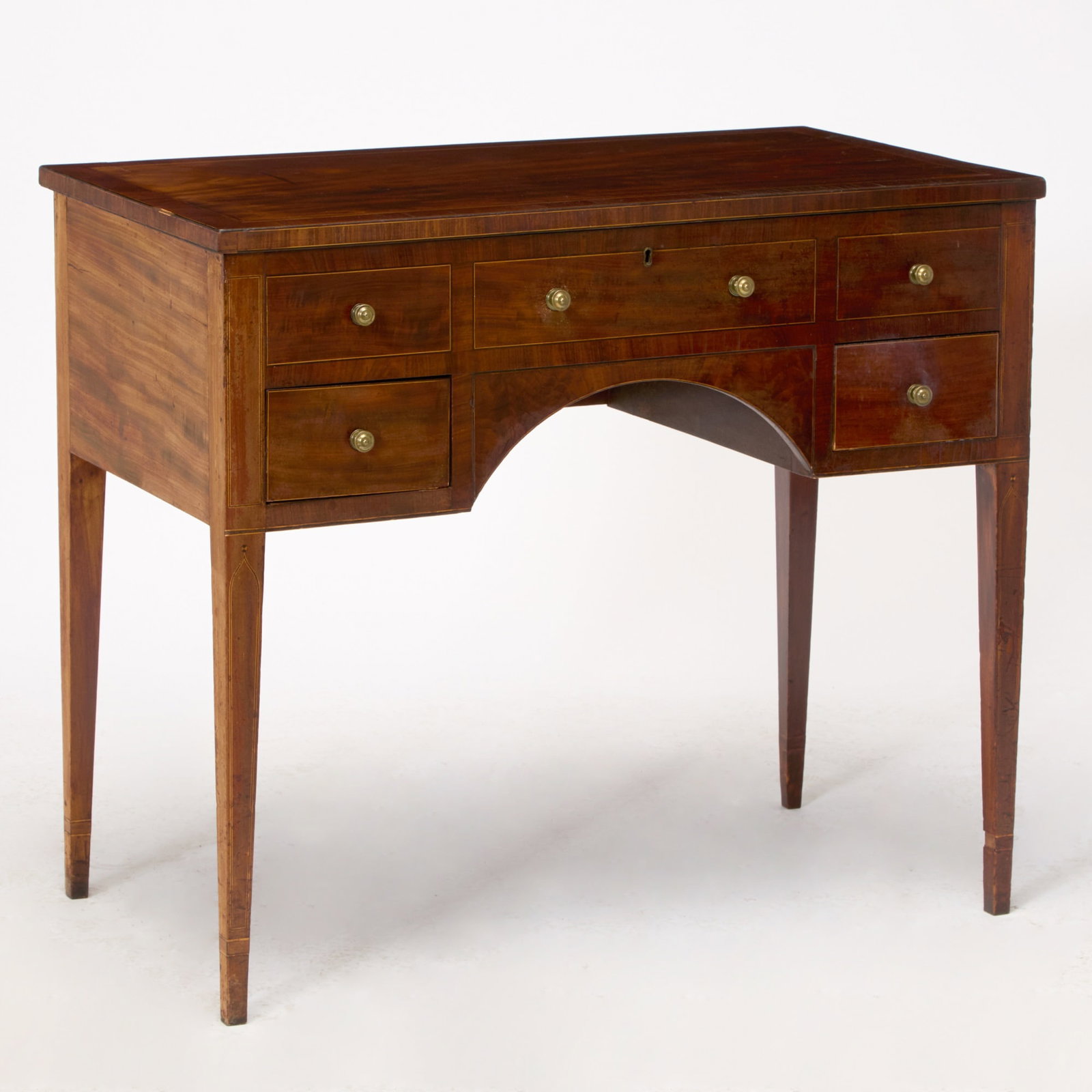 Federal Inlaid Mahogany Dressing Table (1 of 8)