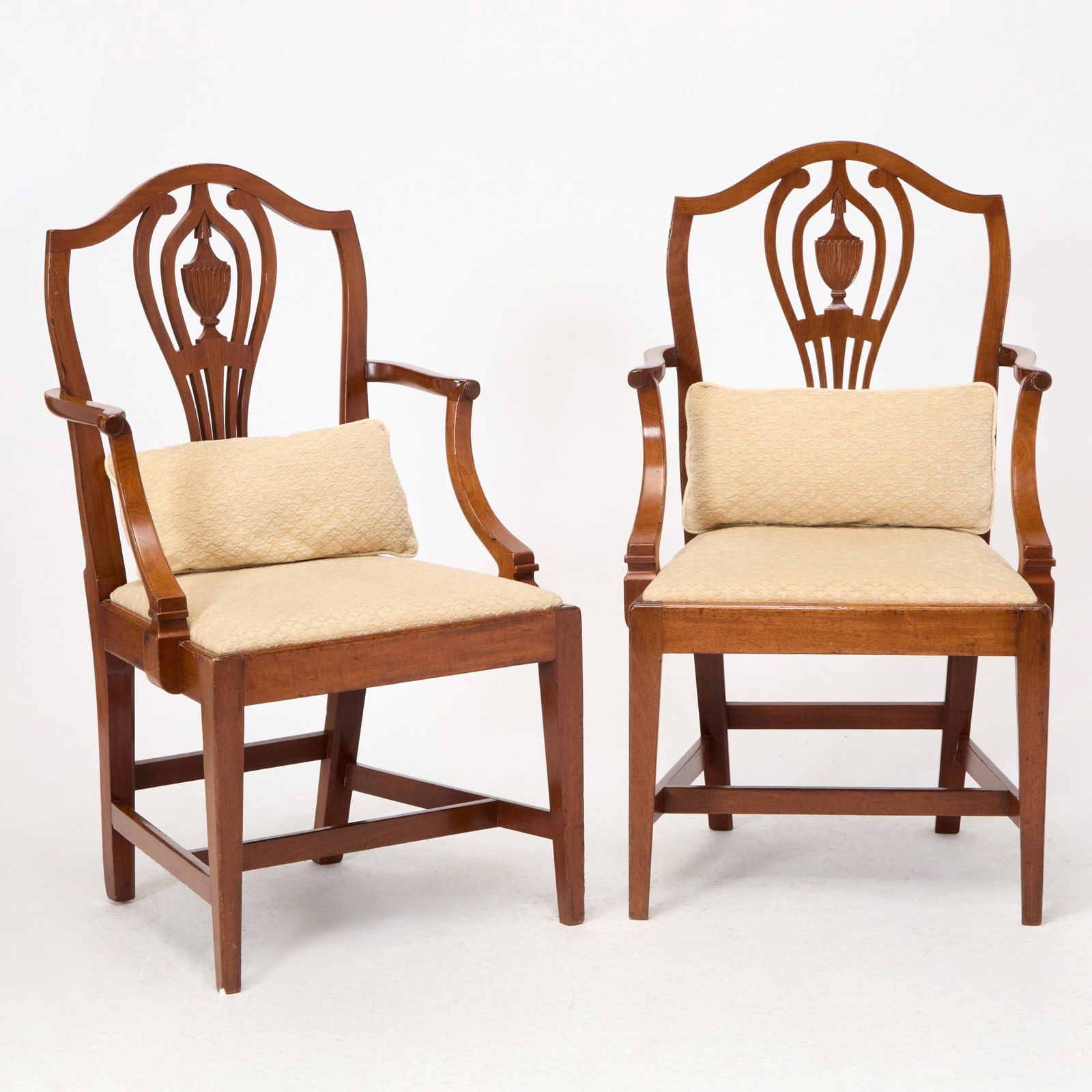 Pair of Federal Mahogany Armchairs (1 of 5)