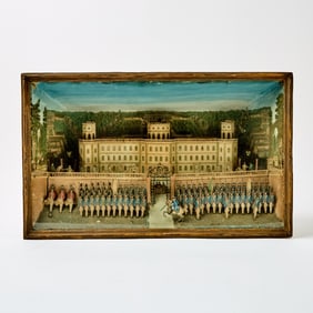 Shadowbox Diorama of Soldiers on Guard