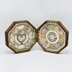 Double Seashell Sailor's Valentine