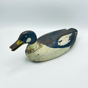 Carved and Painted Duck Decoy
