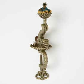 Steel Dolphin Sewing Clamp with Pin Cushion
