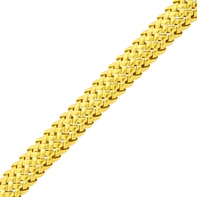 Tiffany & Co. Gold 'Vannerie' Bracelet