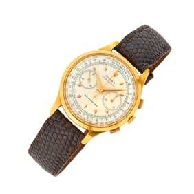 Rolex Gentleman's Gold 'Anti-Magnetique' Chronograph Wristwatch, Ref. 3834 R