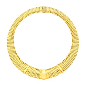 Cartier Two-Color Gold Snake Link Necklace