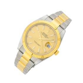 Rolex Gentleman's Stainless Steel and Gold 'Datejust' Wristwatch, Ref. 126333