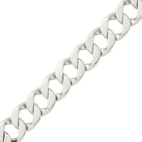 Verdura Platinum Curb Link Bracelet