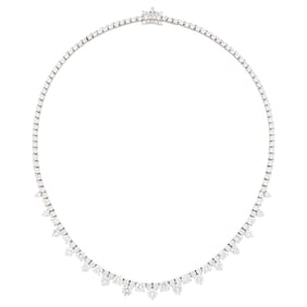 Platinum and Diamond Necklace