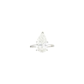 Platinum and Diamond Ring