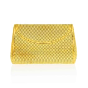 Cartier Woven Gold Mesh Clutch
