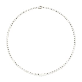 Platinum and Diamond Necklace