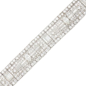 Platinum and Diamond Bracelet