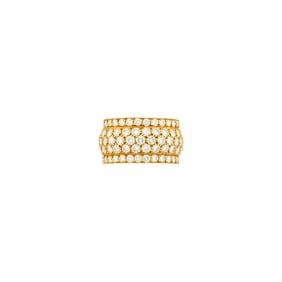 Cartier Gold and Diamond 'Nigeria' Band Ring, France