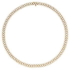 Harry Winston Gold and Diamond Necklace
