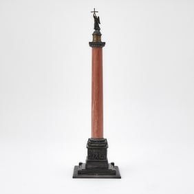 Russian Metal and Hardstone Model of the Alexander Column