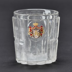 Russian Colorless Glass Tumbler from an Imperial Banquet Service