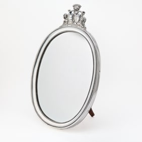 Russian Silver Dressing Mirror